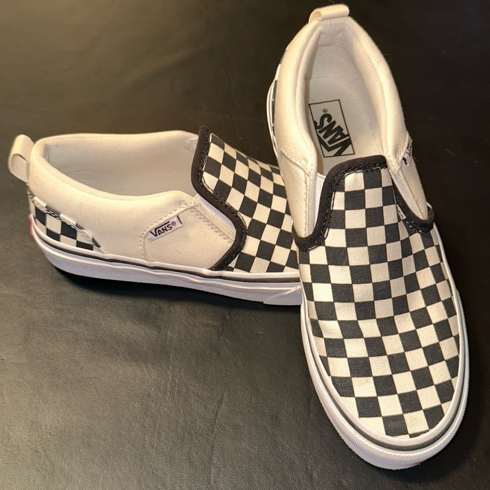 Never Worn Youth Slip On Vans